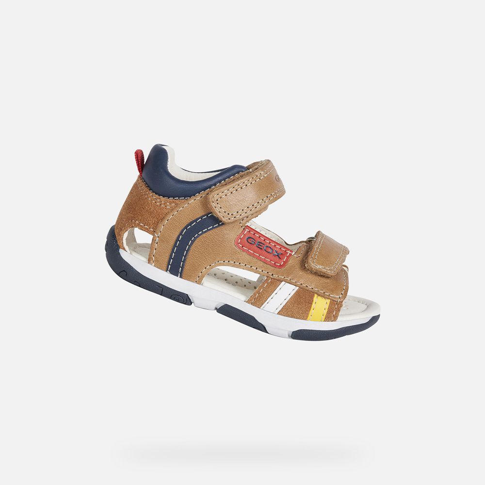 Geox Bebek Sandalet Kahverengi - Tapuz Boy - GYM-029478